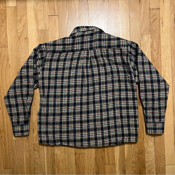 Grit Iron Workwear Flannel Plaid Jacket Mens Medium Fleece Lined Multicolored - Picture 8 of 8
